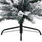 Kunstkerstboom Met Sneeuw Smal 180 Cm Pvc Groen