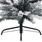 Kunstkerstboom Met Sneeuw Smal 210 Cm Pvc Groen