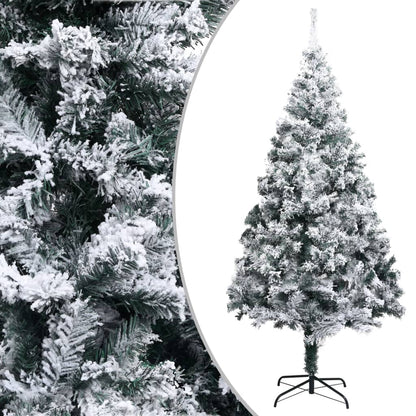 Kunstkerstboom Met Sneeuw 240 Cm Pvc Groen
