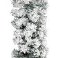 Kerstslinger Met Sneeuw 10 M Pvc Groen