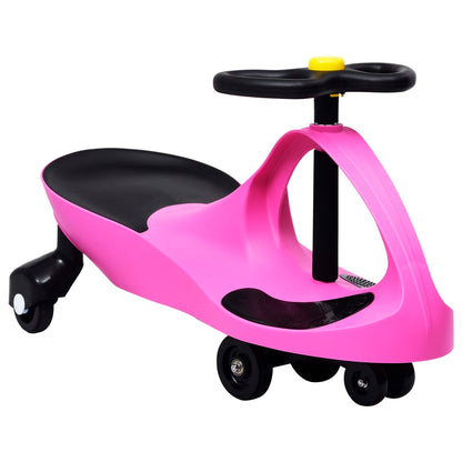 Loopauto Wiebelend Met Toeter Roze