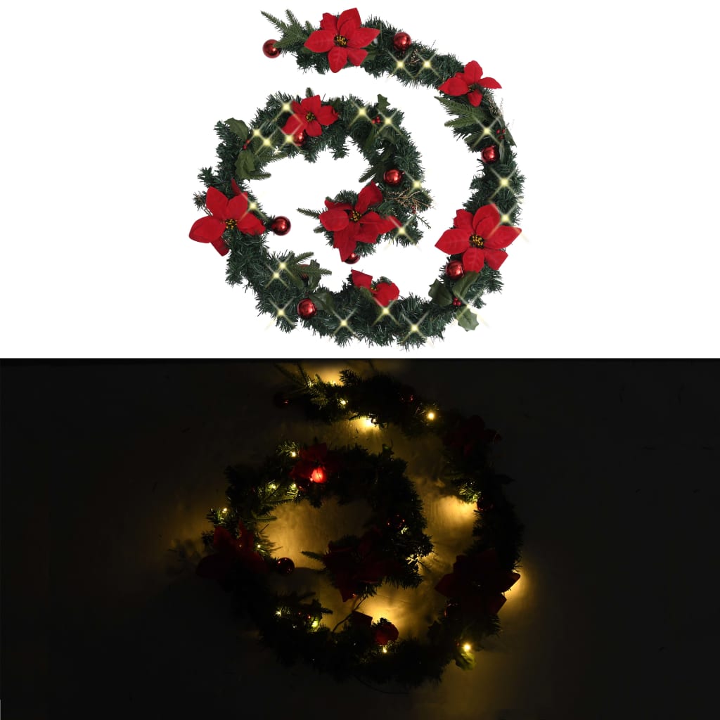 Kerstslinger Met Led-Lampjes 2,7 M Pvc Groen