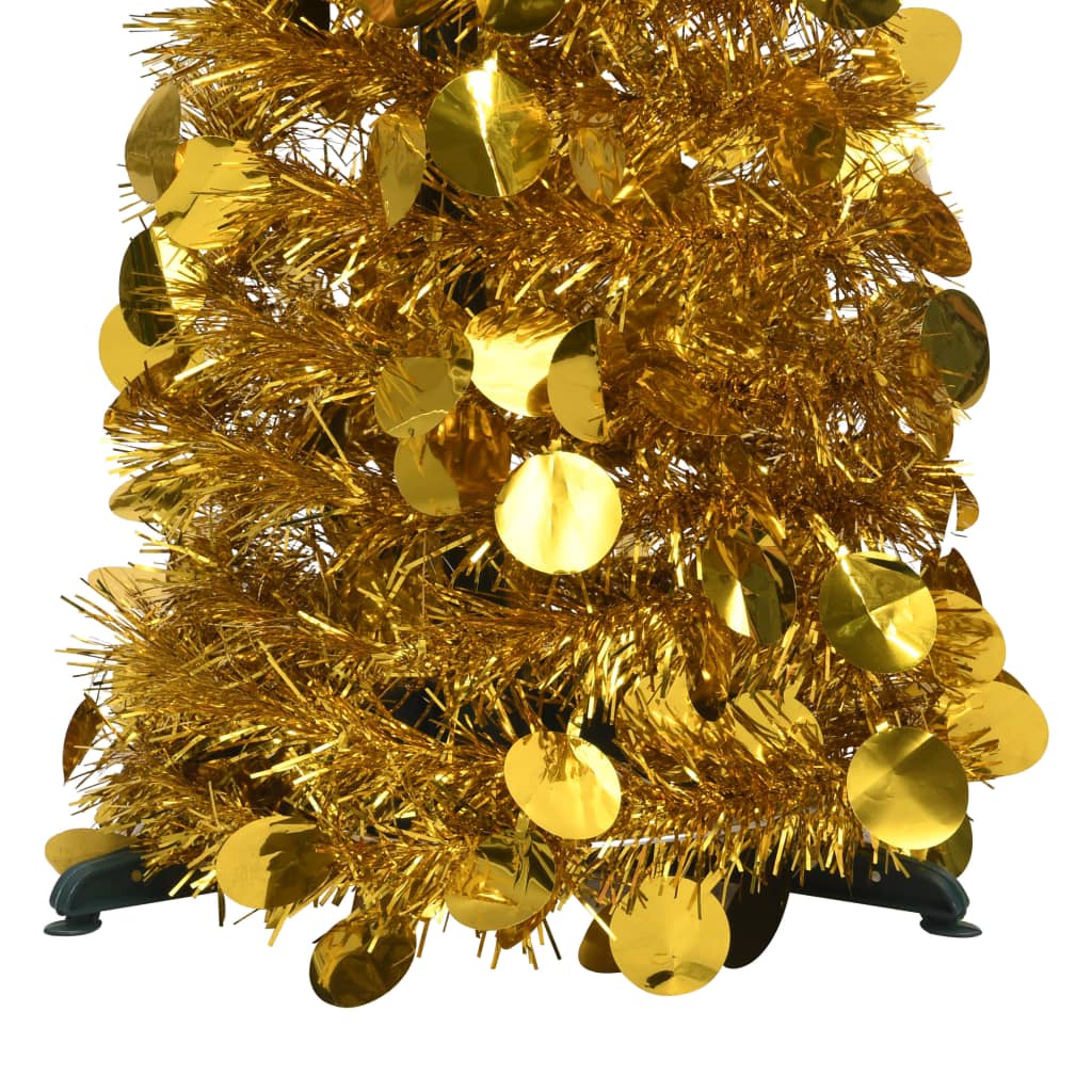 Kunstkerstboom Pop-Up 120 Cm Pet Goudkleurig