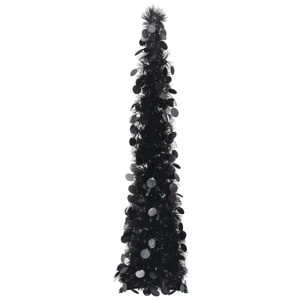 Kunstkerstboom Pop-Up 120 Cm Pet Zwart