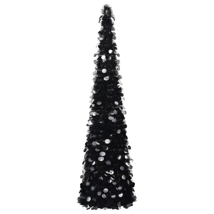 Kunstkerstboom Pop-Up 150 Cm Pet Zwart