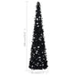 Kunstkerstboom Pop-Up 180 Cm Pet Zwart