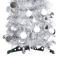 Kunstkerstboom Pop-Up 150 Cm Pet Zilverkleurig