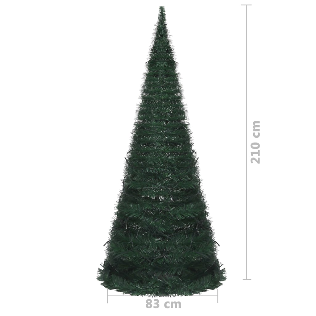 Kunstkerstboom Met Led Pop-Up 210 Cm Groen