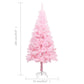 Kunstkerstboom Met Standaard 180 Cm Pvc Roze