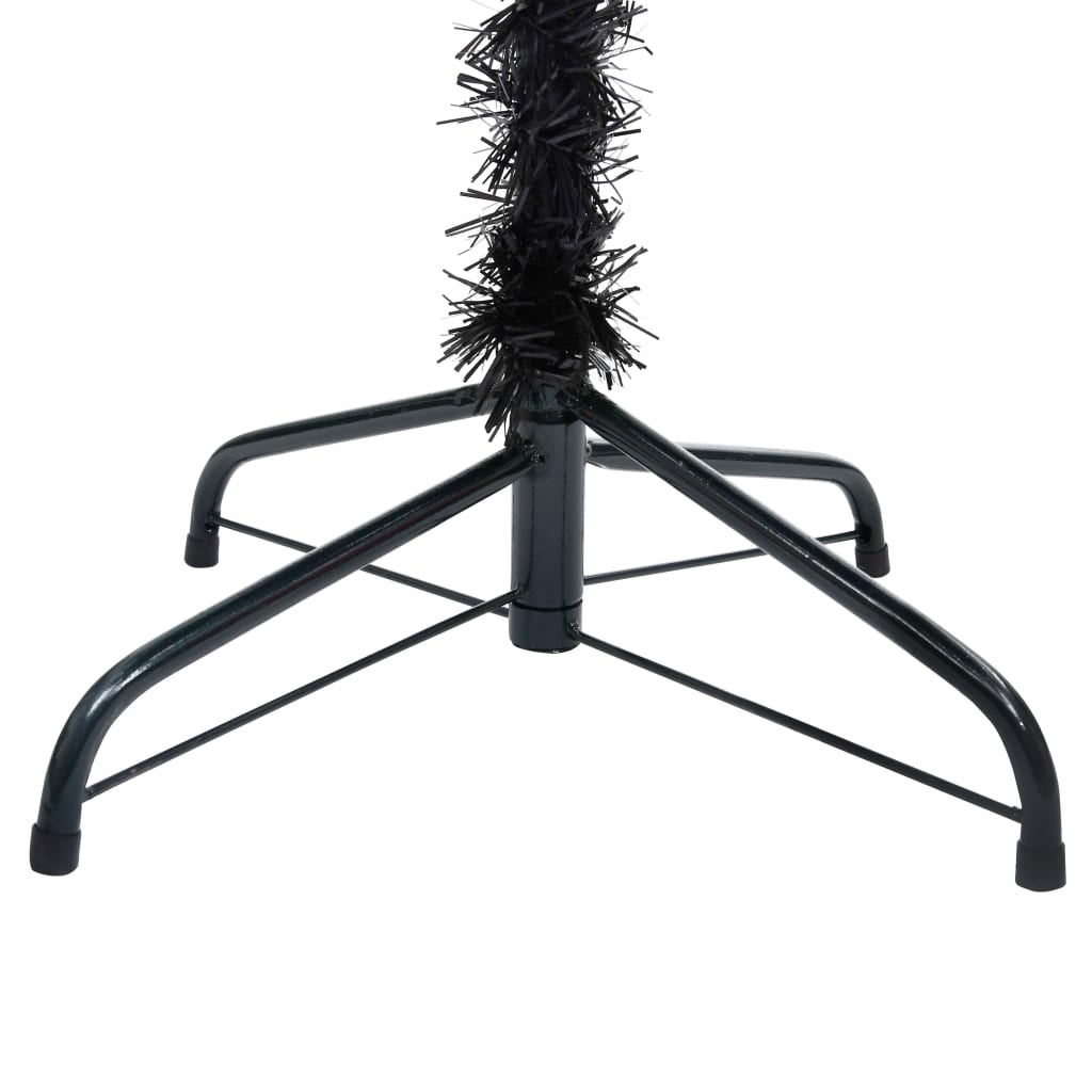 Kunstkerstboom Met Standaard 150 Cm Pvc Zwart