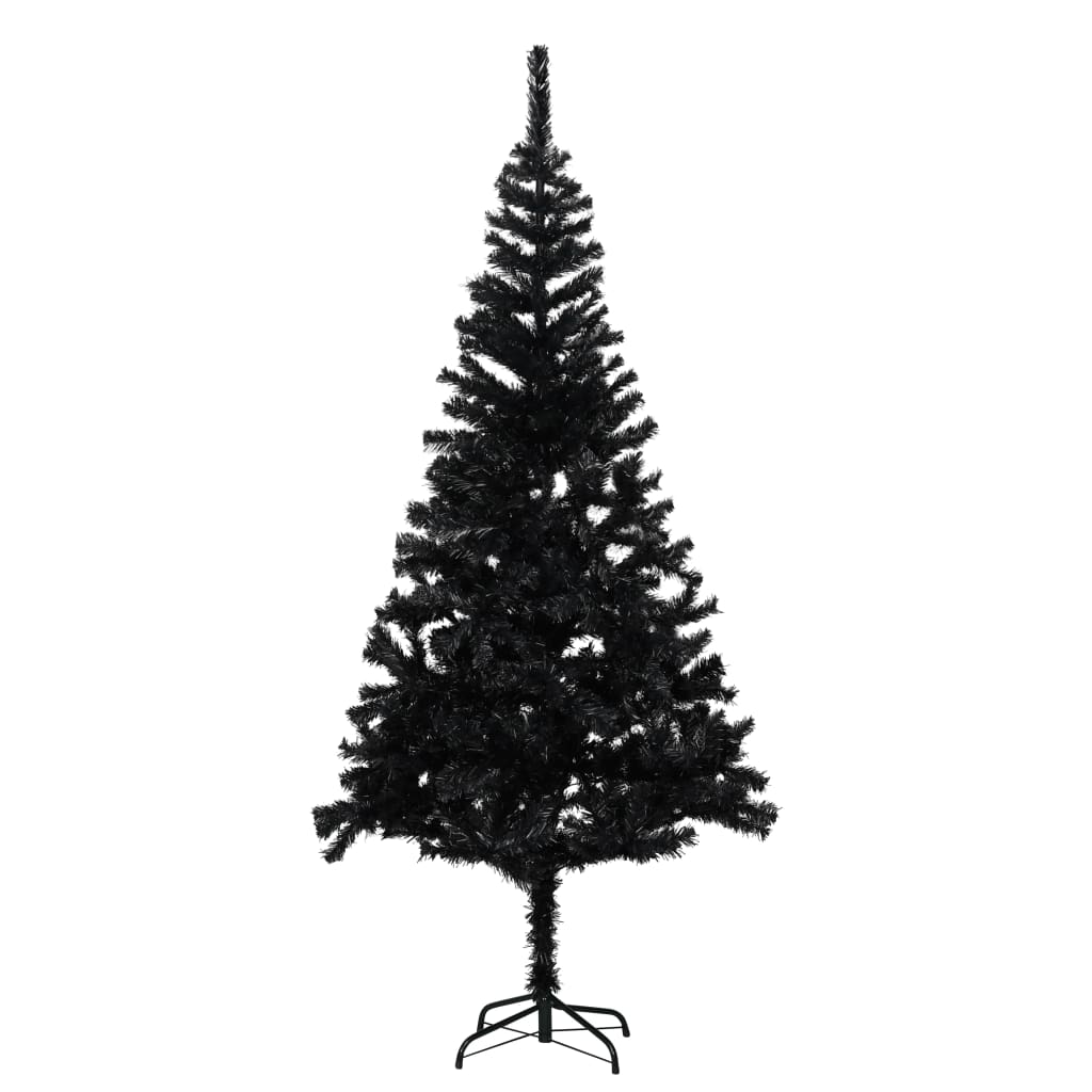 Kunstkerstboom Met Standaard 180 Cm Pvc Zwart