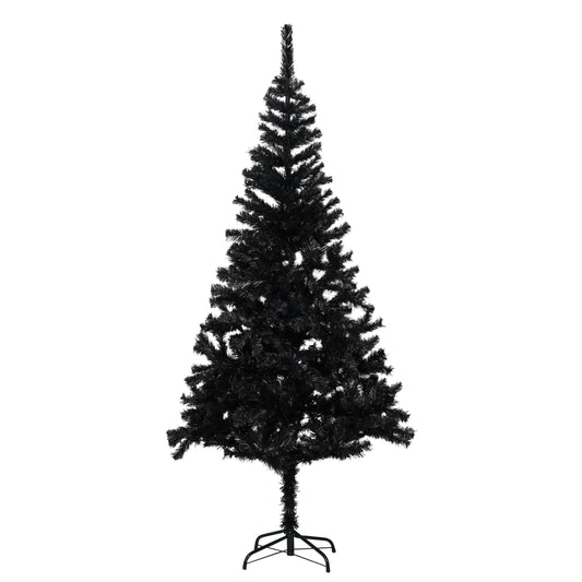 Kunstkerstboom Met Standaard 180 Cm Pvc Zwart