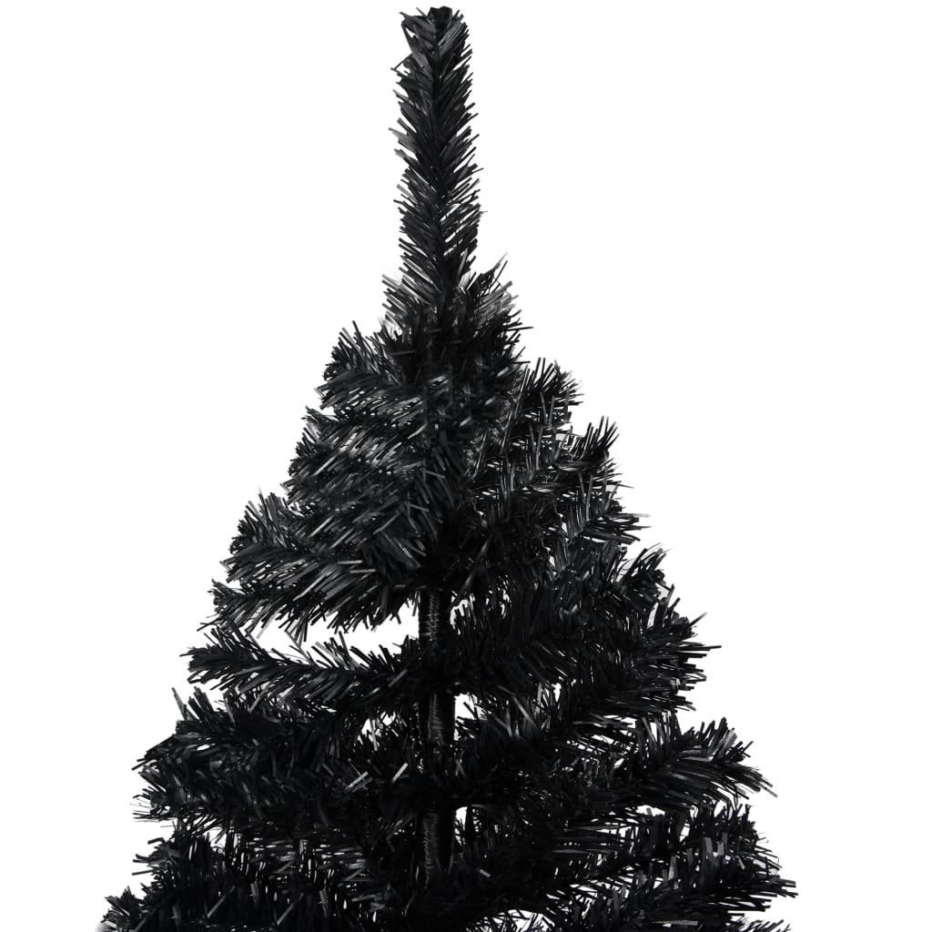 Kunstkerstboom Met Standaard 180 Cm Pvc Zwart