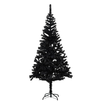 Kunstkerstboom Met Standaard 210 Cm Pvc Zwart