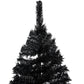Kunstkerstboom Met Standaard 210 Cm Pvc Zwart
