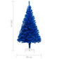 Kunstkerstboom Met Standaard 180 Cm Pvc Blauw