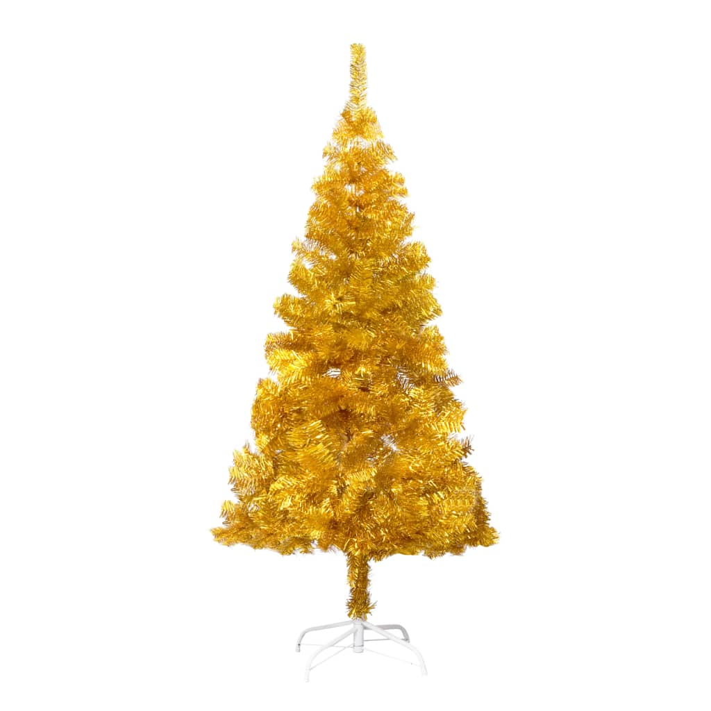Kunstkerstboom Met Standaard 150 Cm Pet Goudkleurig