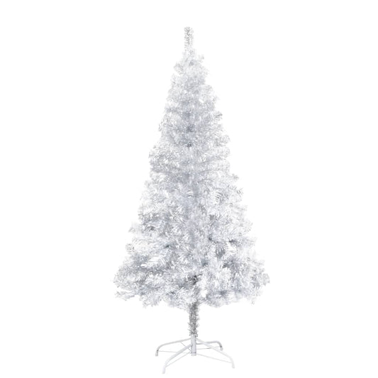 Kunstkerstboom Met Standaard 150 Cm Pet Zilverkleurig