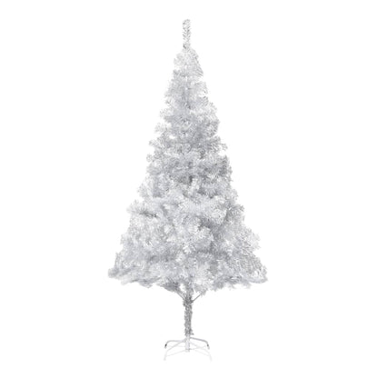 Kunstkerstboom Met Standaard 180 Cm Pet Zilverkleurig