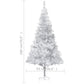 Kunstkerstboom Met Standaard 180 Cm Pet Zilverkleurig