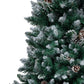 Kunstkerstboom Met Dennenappels En Witte Sneeuw 240 Cm