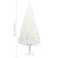 Kunstkerstboom Met Levensechte Naalden 120 Cm Wit