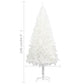 Kunstkerstboom Met Levensechte Naalden 240 Cm Wit