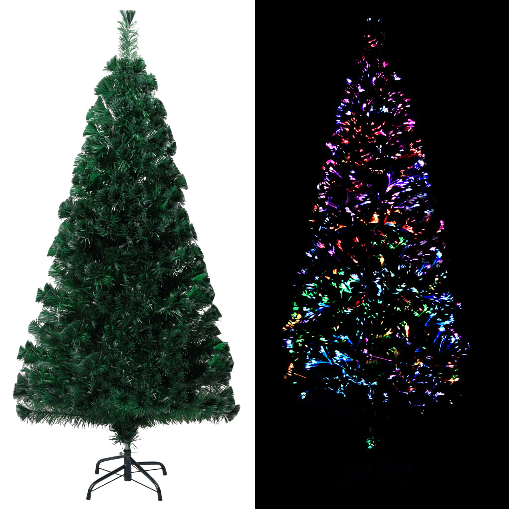 Kunstkerstboom Met Standaard 150 Cm Optische Vezel Groen