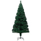 Kunstkerstboom Met Standaard 210 Cm Optische Vezel Groen