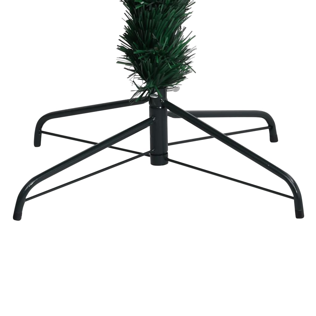 Kunstkerstboom Met Standaard 210 Cm Optische Vezel Groen