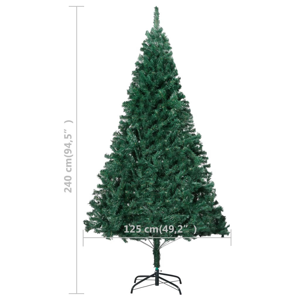 Kunstkerstboom Met Dikke Takken 240 Cm Pvc Groen