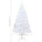 Kunstkerstboom Met Dikke Takken 210 Cm Pvc Wit