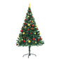 Kunstkerstboom Met Kerstballen En Led's 150 Cm Groen