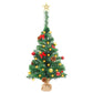 Kunstkerstboom Met Kerstballen En Led's 64 Cm Groen