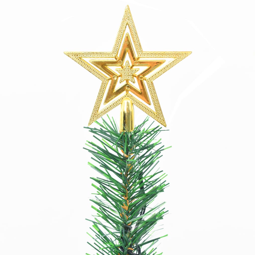 Kunstkerstboom Met Kerstballen En Led's 64 Cm Groen