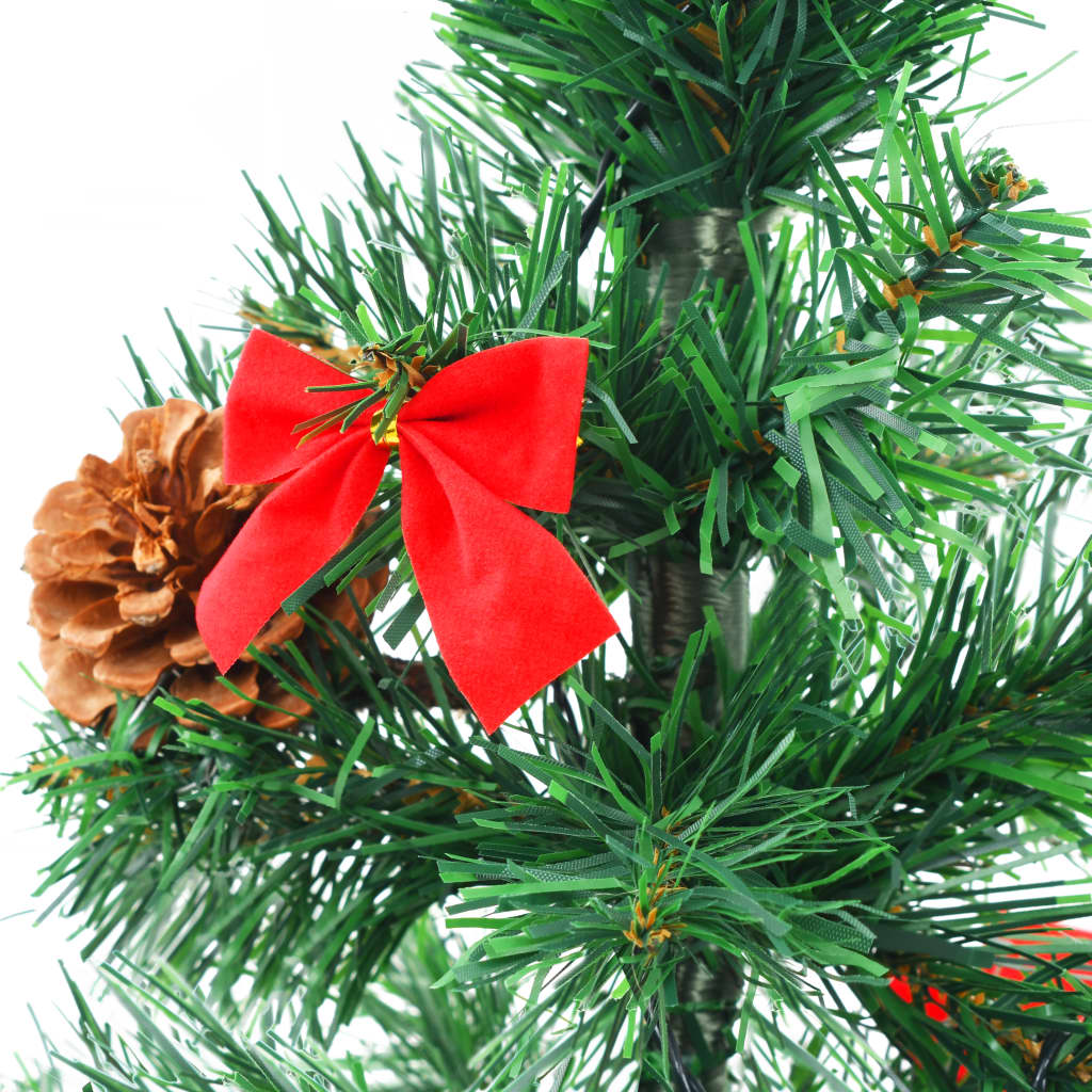 Kunstkerstboom Met Kerstballen En Led's 64 Cm Groen