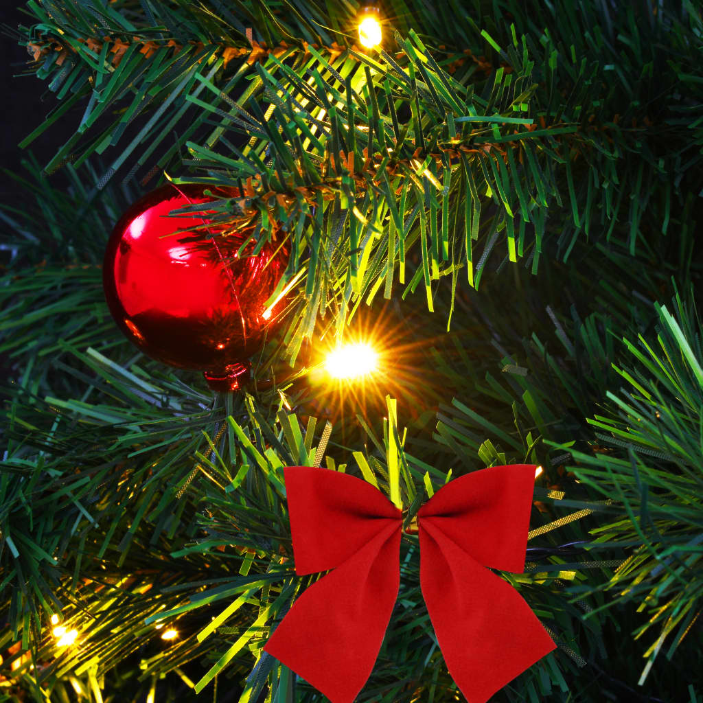 Kunstkerstboom Met Kerstballen En Led's 64 Cm Groen