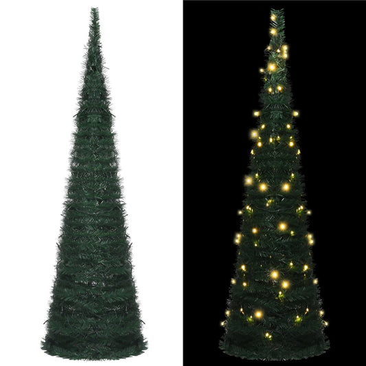 Kunstkerstboom Met Led Pop-Up 150 Cm Groen