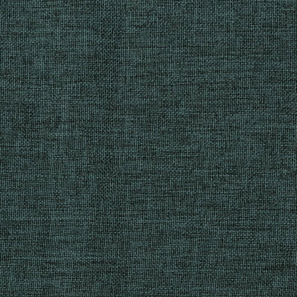 Gordijnen Linnen-Look Verduisterend Haken 2 St 140X175 Cm Groen