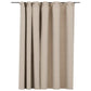 Gordijn Linnen-Look Verduisterend Met Haken 290X245 Cm Beige