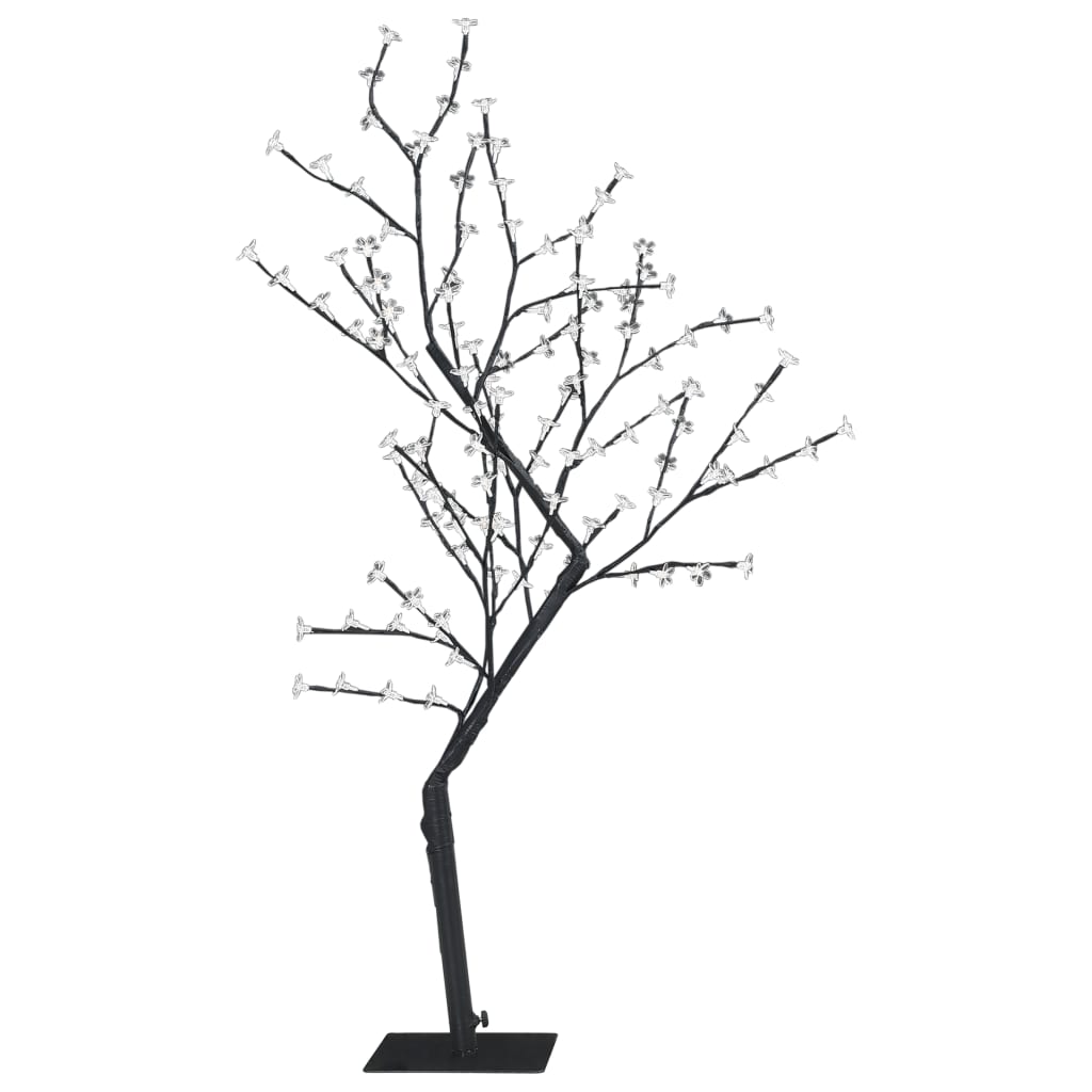 Kerstboom 128 Led's Warmwit Licht Kersenbloesem 120 Cm