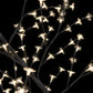 Kerstboom 128 Led's Warmwit Licht Kersenbloesem 120 Cm
