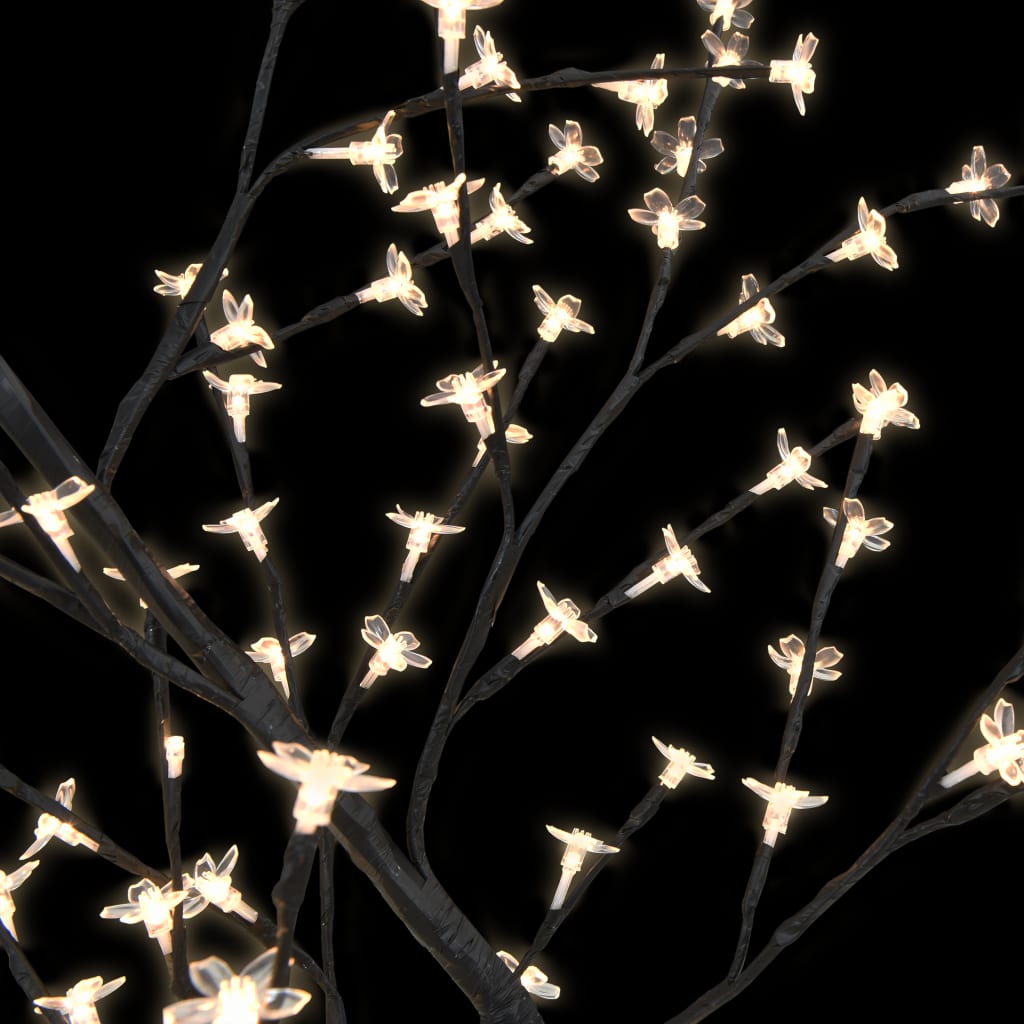 Kerstboom 128 Led's Warmwit Licht Kersenbloesem 120 Cm