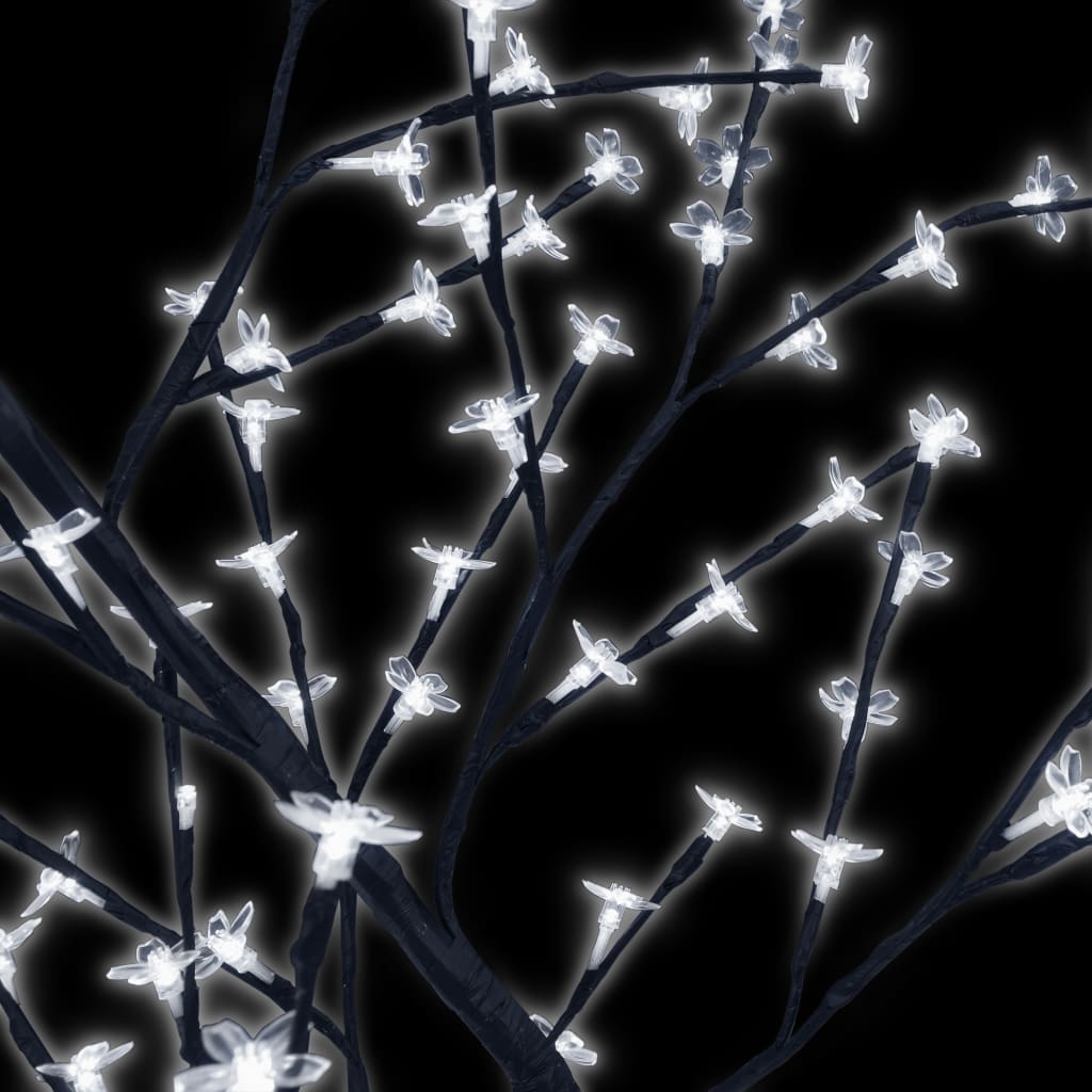 Kerstboom 128 Led's Koudwit Licht Kersenbloesem 120 Cm