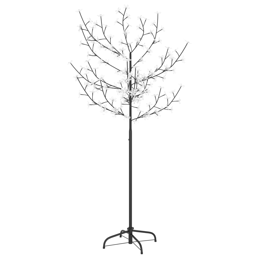 Kerstboom 120 Led's Koudwit Licht Kersenbloesem 150 Cm
