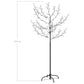 Kerstboom 120 Led's Koudwit Licht Kersenbloesem 150 Cm