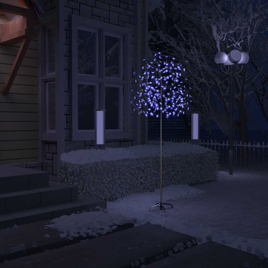 Kerstboom 220 Led's Blauw Licht Kersenbloesem 220 Cm