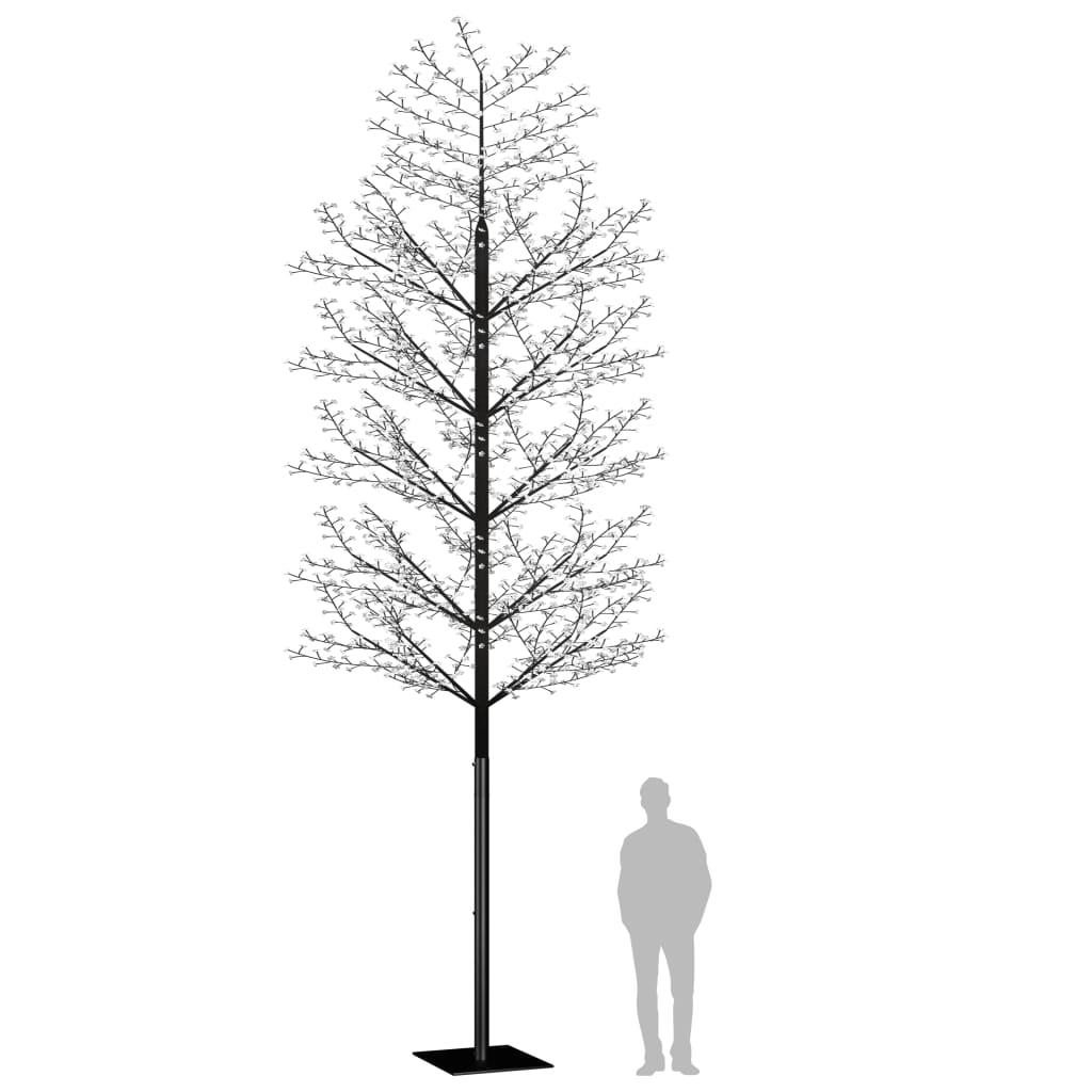 Kerstboom 2000 Led's Koudwit Licht Kersenbloesem 500 Cm