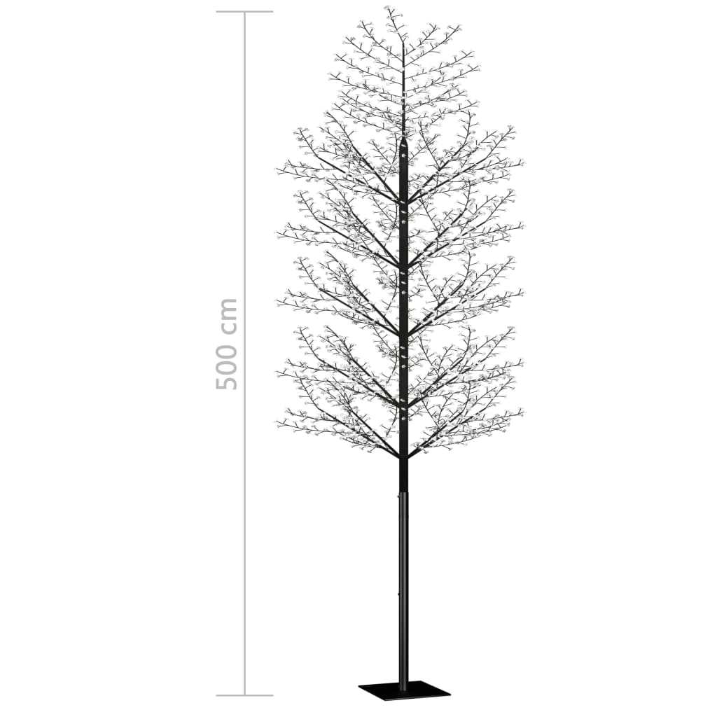 Kerstboom 2000 Led's Koudwit Licht Kersenbloesem 500 Cm