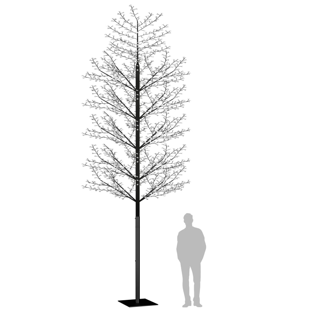 Kerstboom 2000 Led's Blauw Licht Kersenbloesem 500 Cm